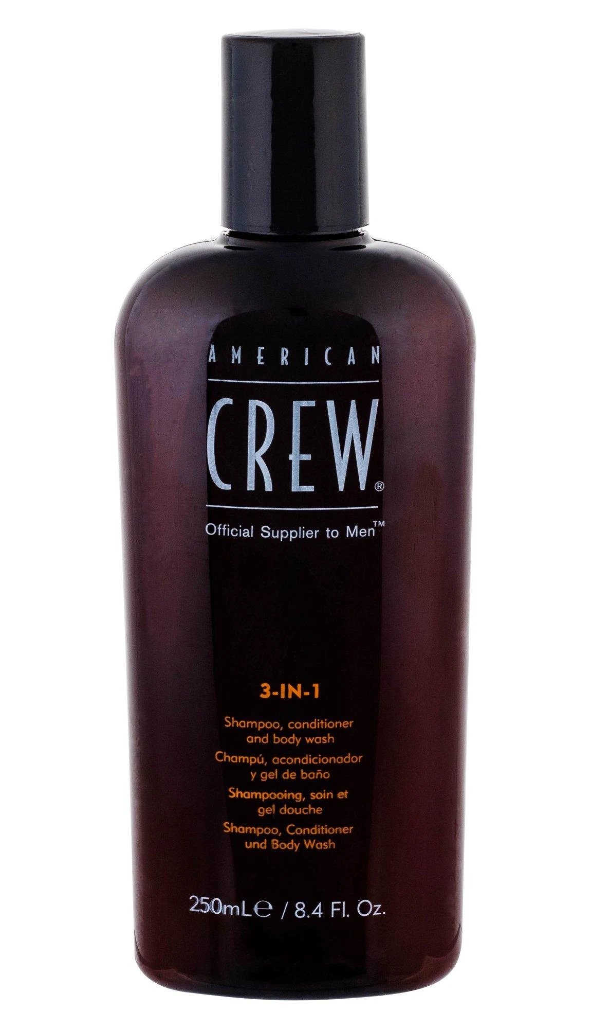 Šampūnas, kondicionierius ir dušo želė American Crew 3in1 Tea-Tree Shower Essential, 250 ml