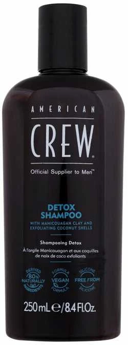 American Crew Detox Šampūnas giliai valantas šampūnas vyrams, 250 ml