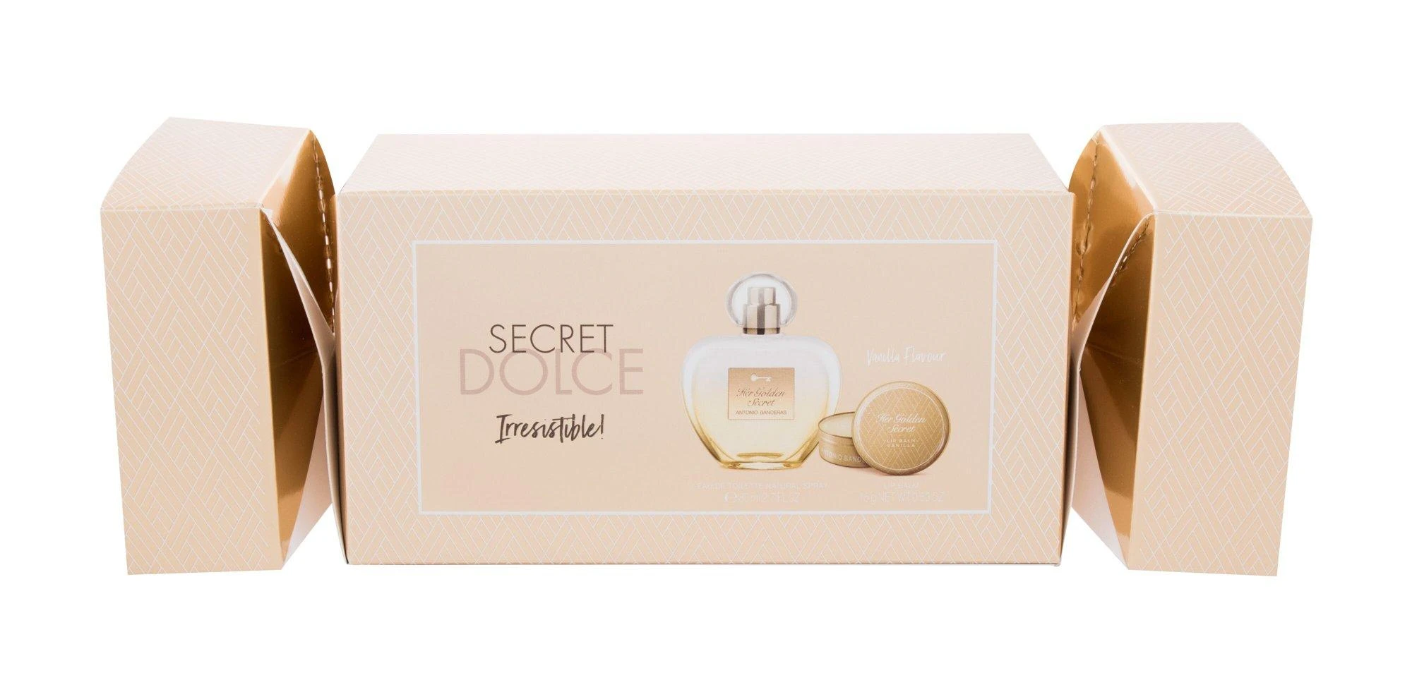Antonio Banderas Her Golden Secret (Rinkinys Moterims) EDT 80ml + 15ml Lūpų balzamas Vanila