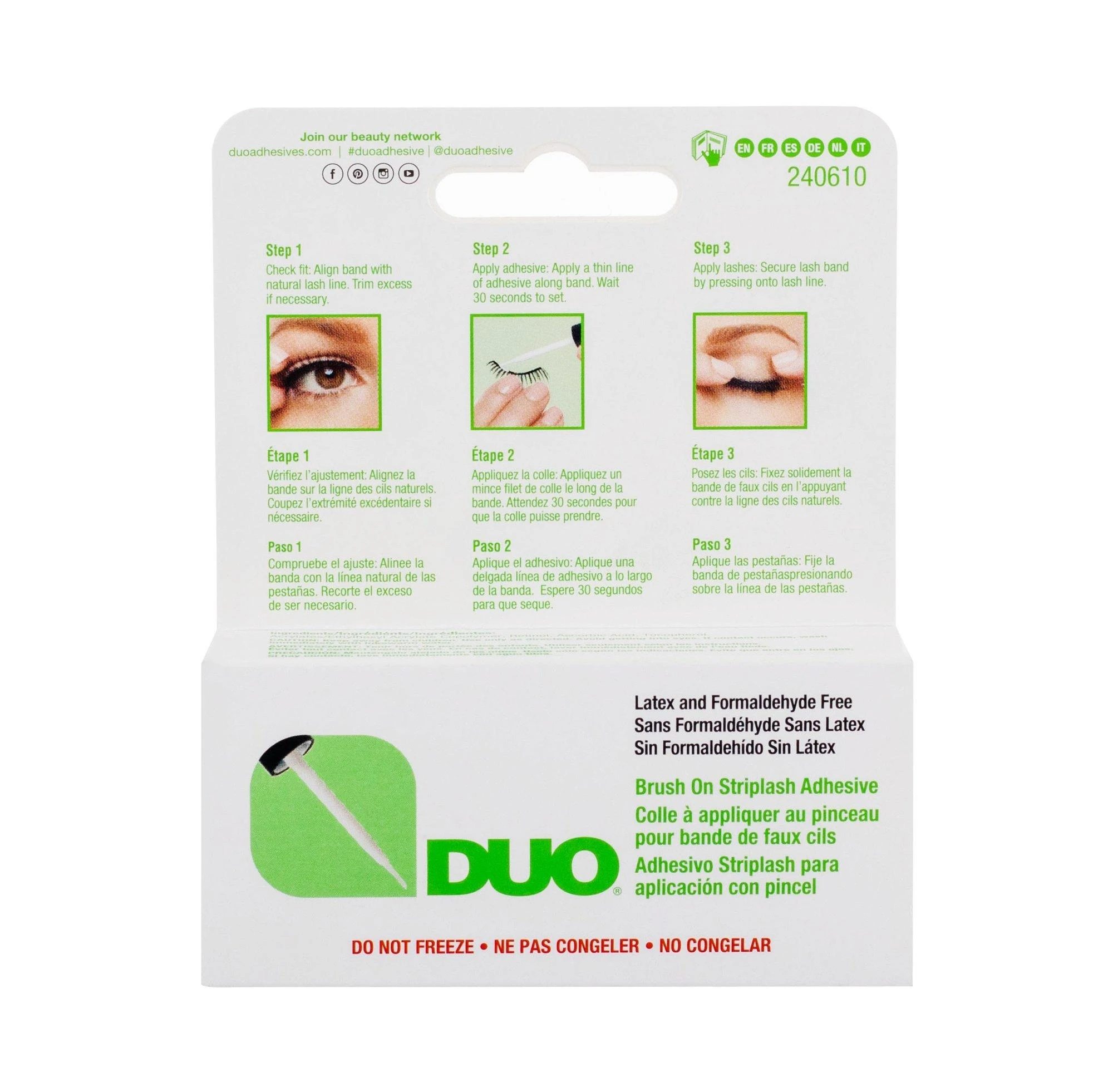 Ardell Duo On Striplash Adhesive False Blakstienos