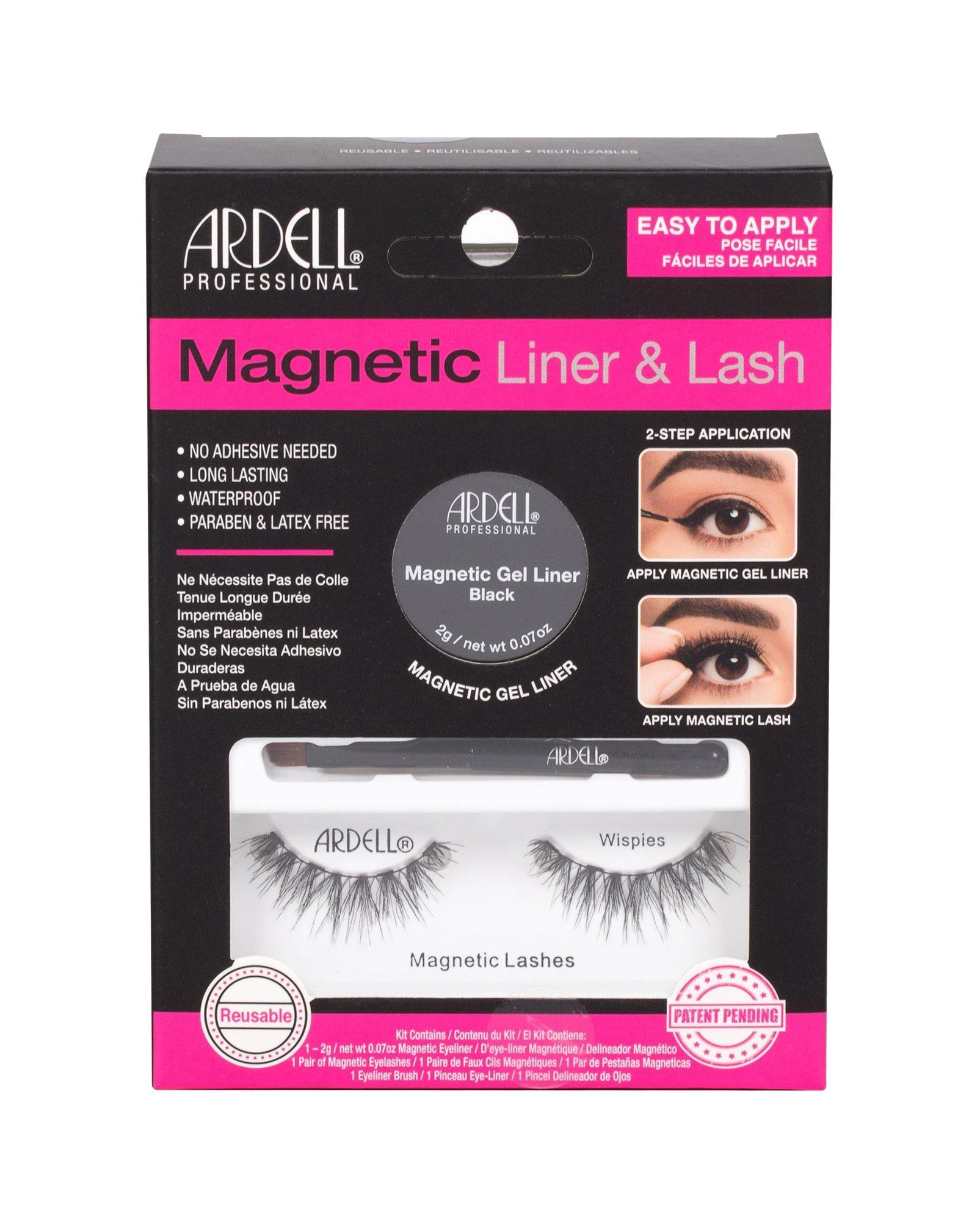 "Ardell Magnetic Liner - Lash" dirbtinės blakstienos "Wispies