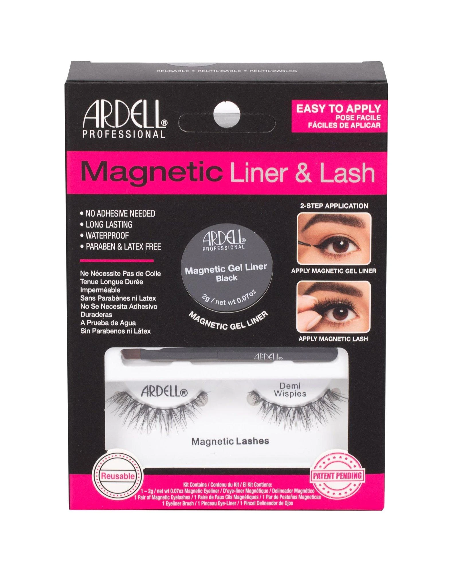 "Ardell Magnetic Liner - Lash" dirbtinės blakstienos "Demi Wispies