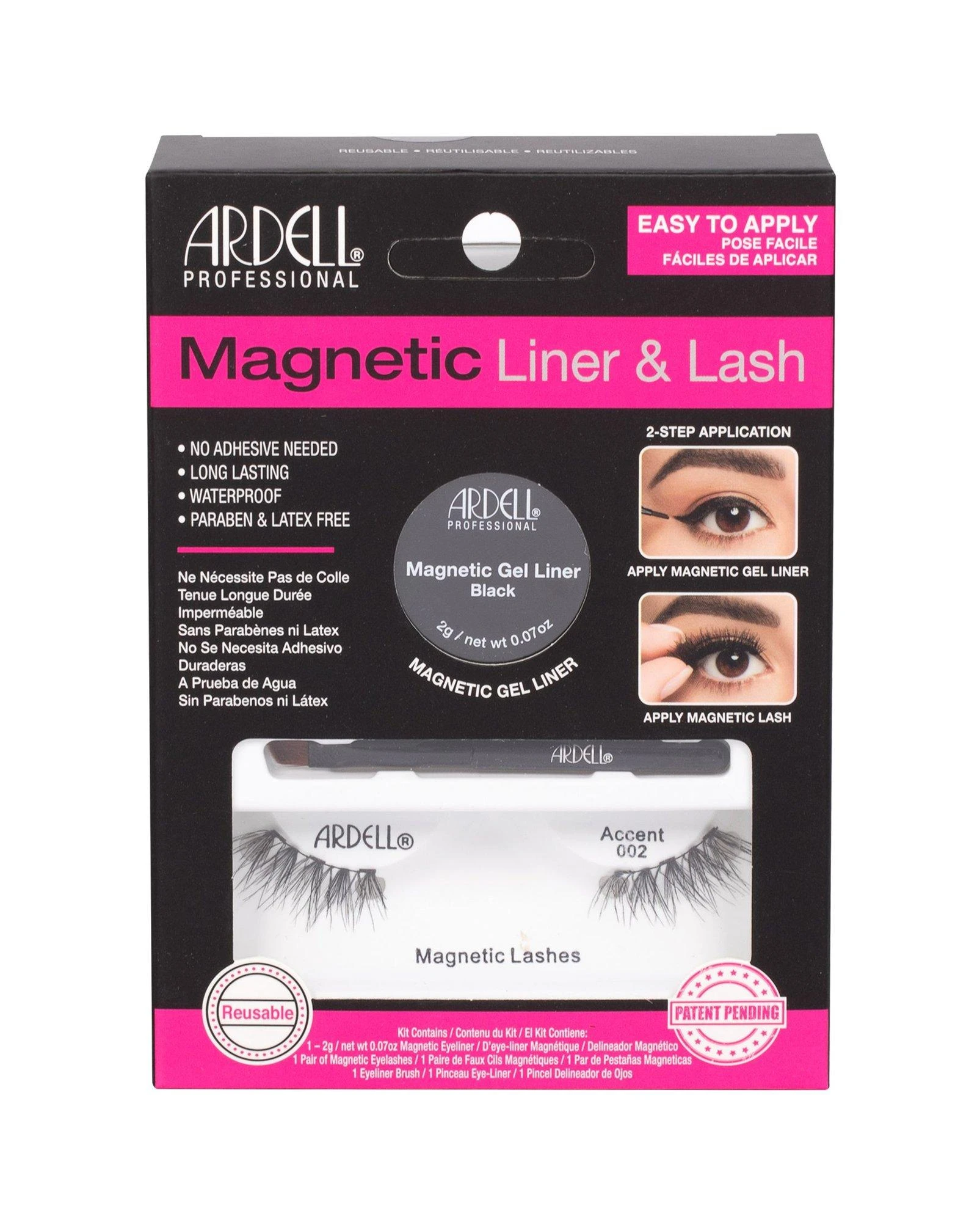 "Ardell Magnetic Liner - Lash" dirbtinės blakstienos "Accent 002
