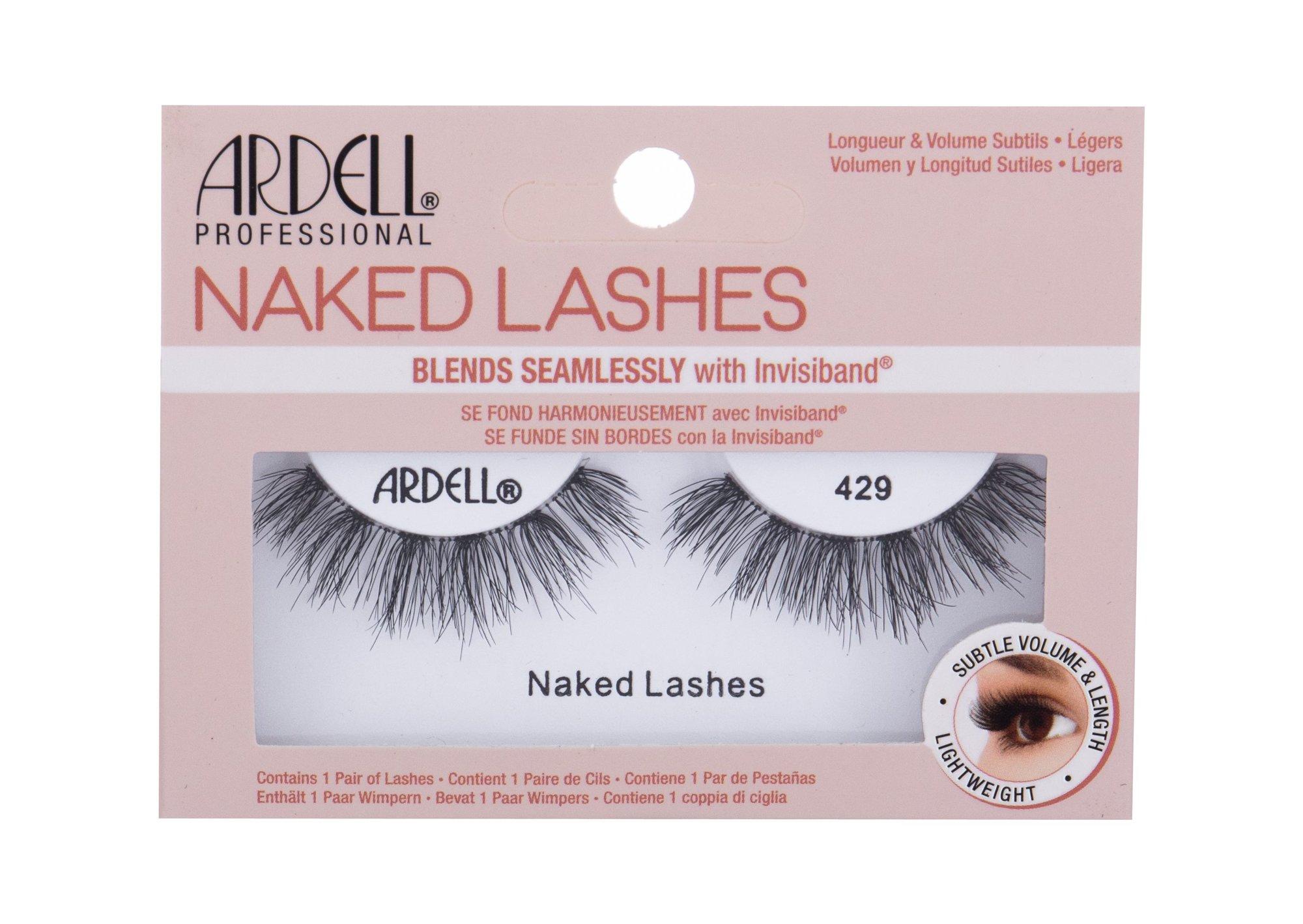 klijuojamos akių blakstienos "Ardell Naked Lashes" 429