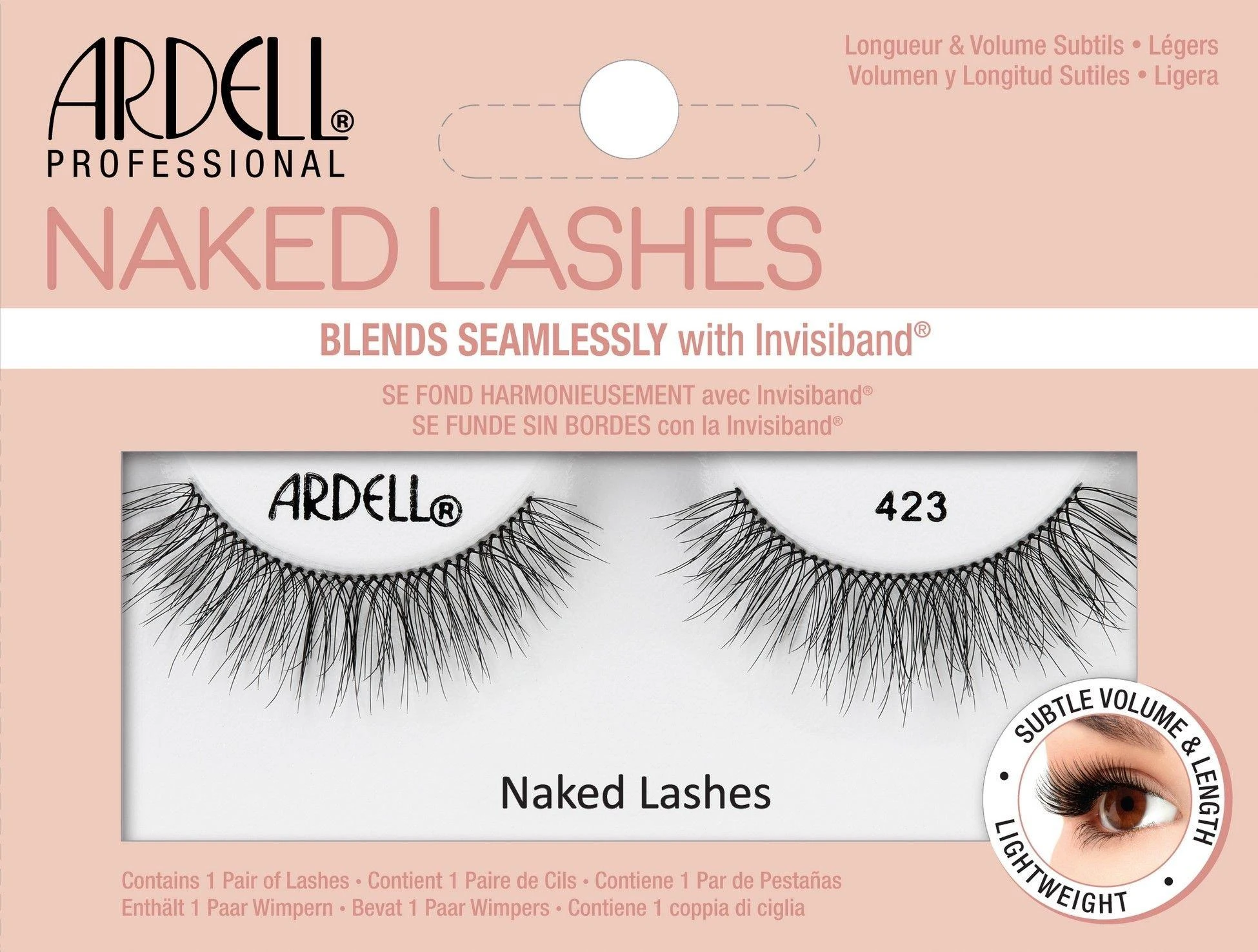 Ardell Naked Lashes 423 Juodas