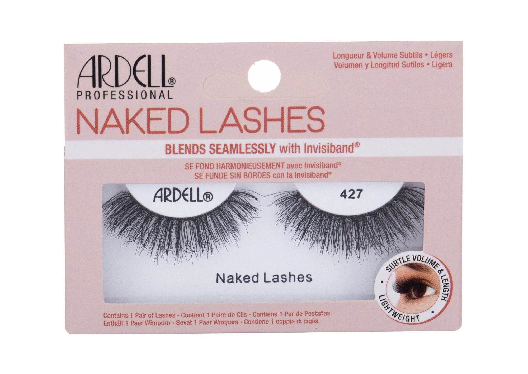 klijuojamos akių blakstienos "Ardell Naked Lashes" 427