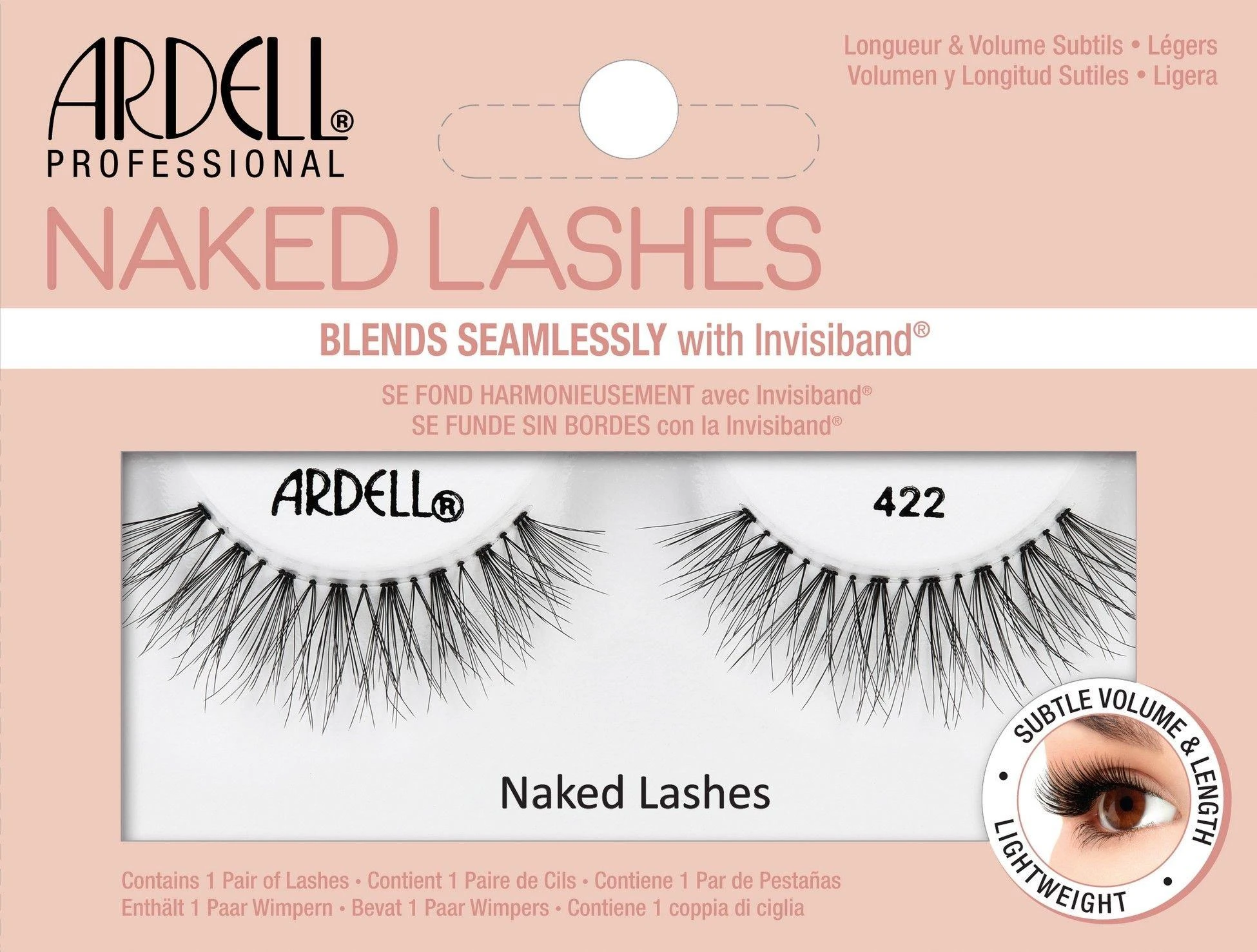 klijuojamos blakstienos "Ardell Naked Lashes" 422