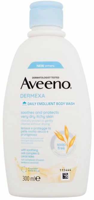 Aveeno Dermexa Daily Emollient Kūno prausiklis Dušo želė unisex, 300 ml