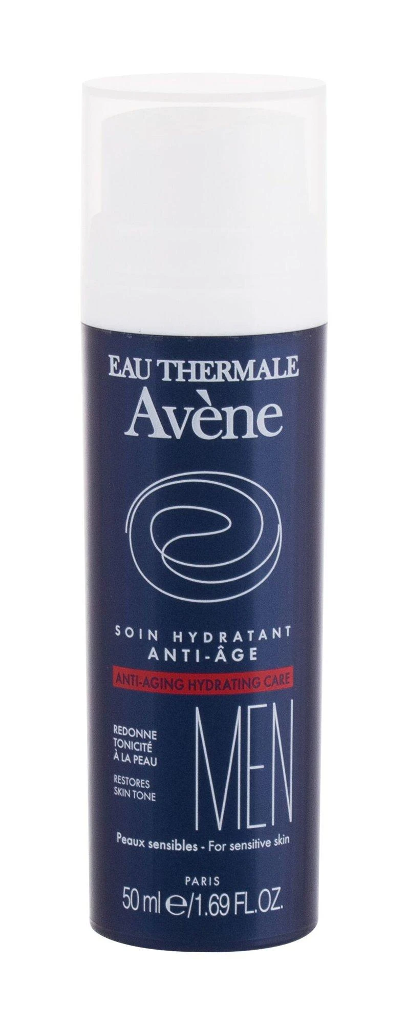 "Avène" drėkinamoji anti-senėjimo priežiūros priemonė vyrams 50ml