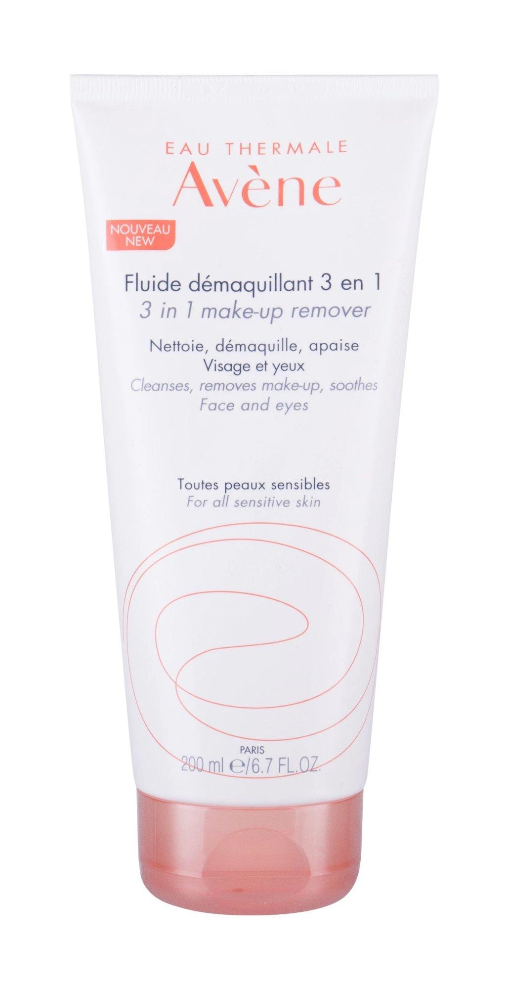 Avene 3 In 1 Make-Up Remover makiažo valiklis, 200 ml
