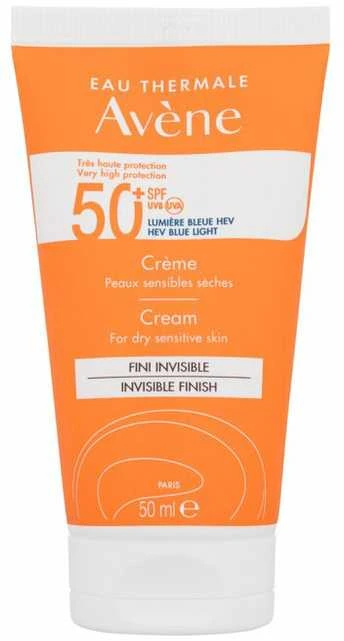 "Avéne" veido kremas SPF50+ sausai jautriai odai 50ml