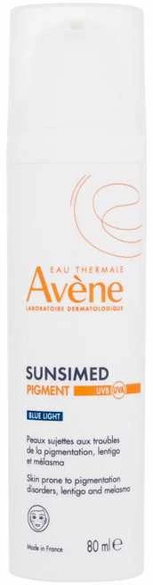 Avene Sun Sunsimed Pigment Mėlyna Light UVB / UVA apsauginė priemonė veidui ir kūnui, 80 ml