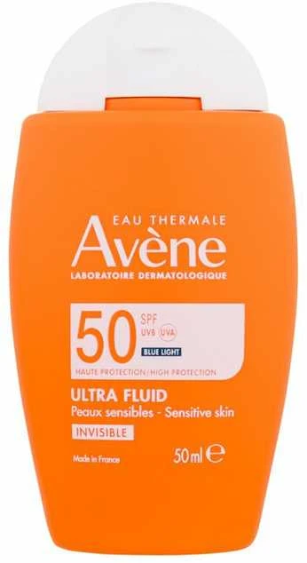 Avène Ultra Fluid SPF 50 apsauginis veido fluidas nuo saulės, 50 ml
