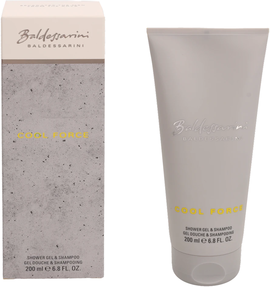 Baldessarini Cool Force Dušo želė dušo gelis vyrams, 200 ml