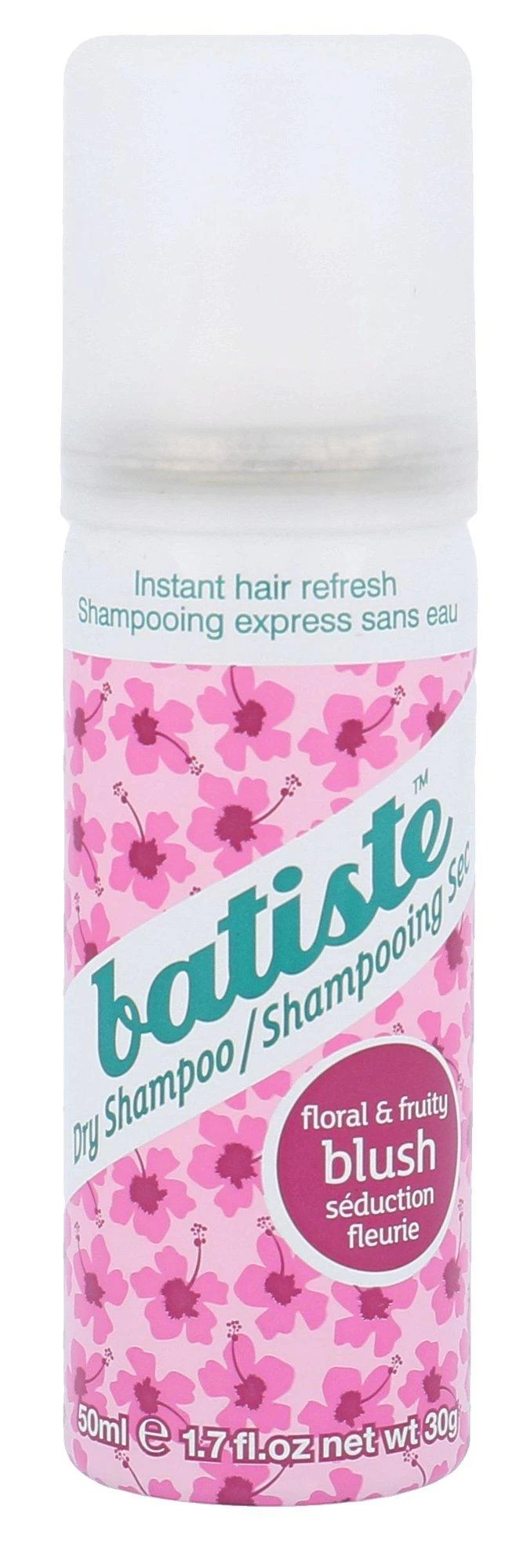 Sausas šampūnas plaukams Batiste Floral &amp; Fruity Blush Sausas šampūnas 50ml