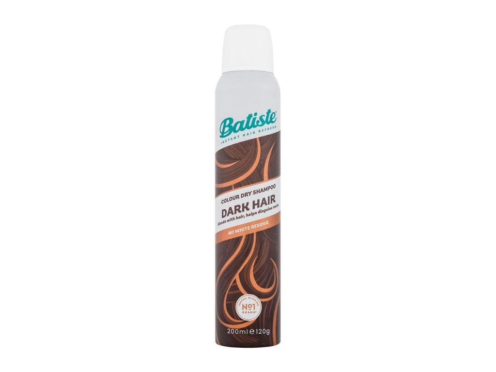 Sausas šampūnas plaukams su dažančiu efektu Batiste Dark &amp; Deep Brown Sausas šampūnas 200ml