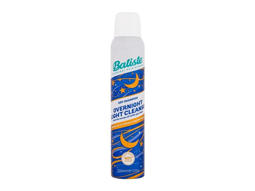 Batiste Overnight Light Cleanse Sausas šampūnas sausas šampūnas, 200 ml