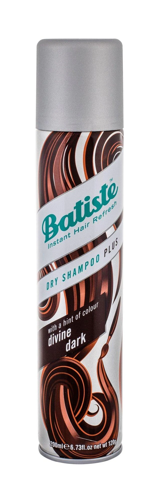 Sausas šampūnas plaukams su dažančiu efektu Batiste Dark &amp; Deep Brown Sausas šampūnas 200ml
