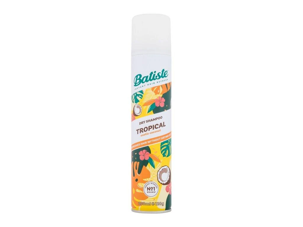 Sausas šampūnas plaukams Batiste Coconut &amp; Exotic Tropical Sausas šampūnas 200ml