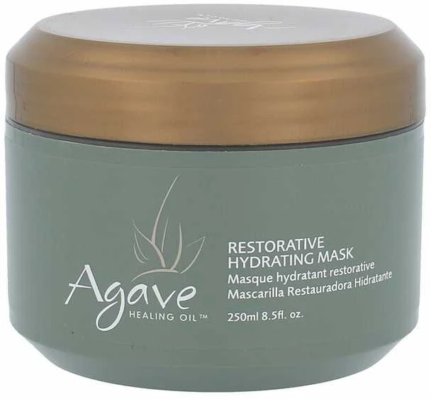 Agave Healing Oil Agave Oil Agave Oil Resorative Hydrating Mask drėkinanti plaukų kaukė, 250 ml