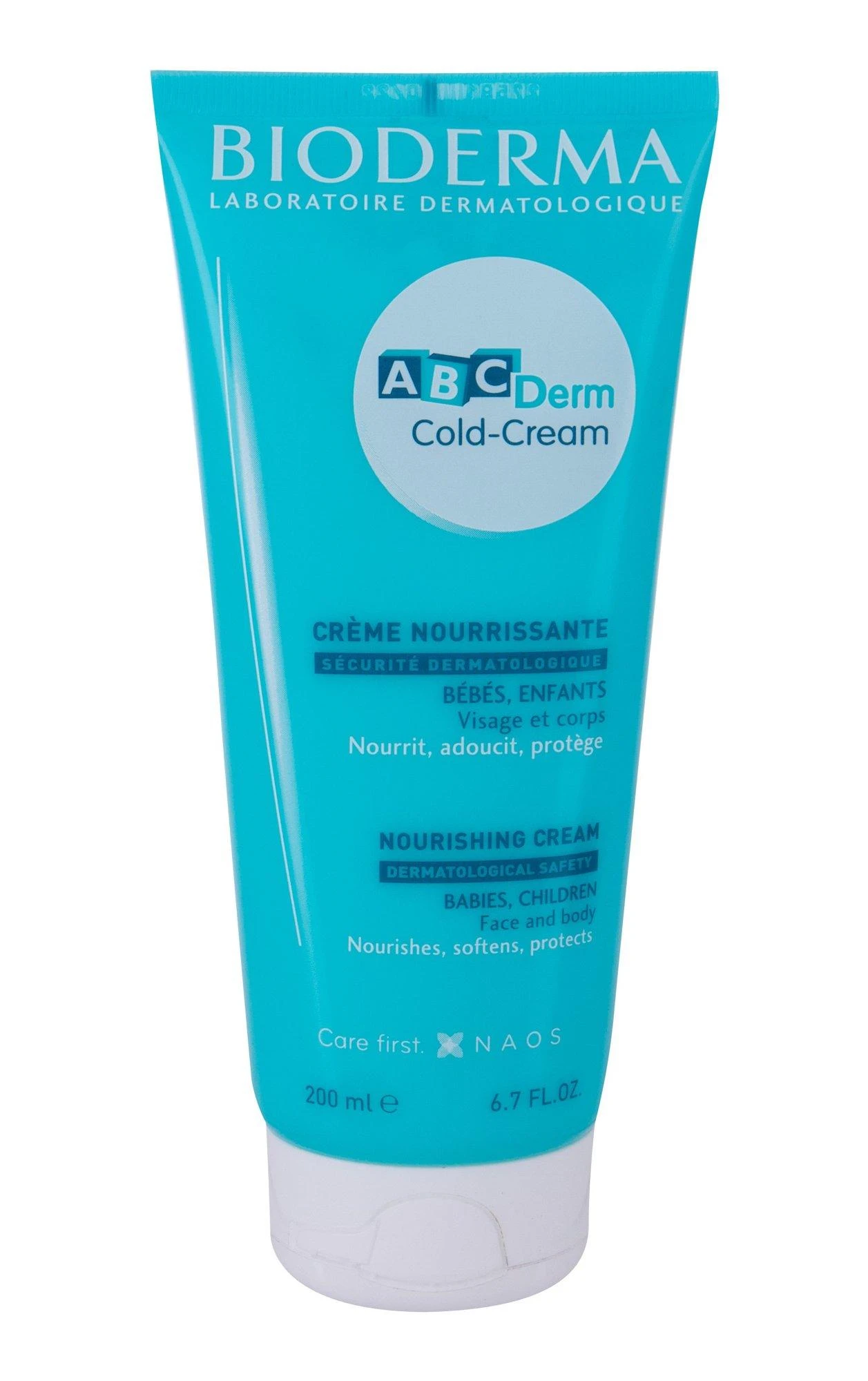 BIODERMA ABCDerm Cold-Kreminis maitinamasis veido ir kūno kremas vaikams, 200 ml