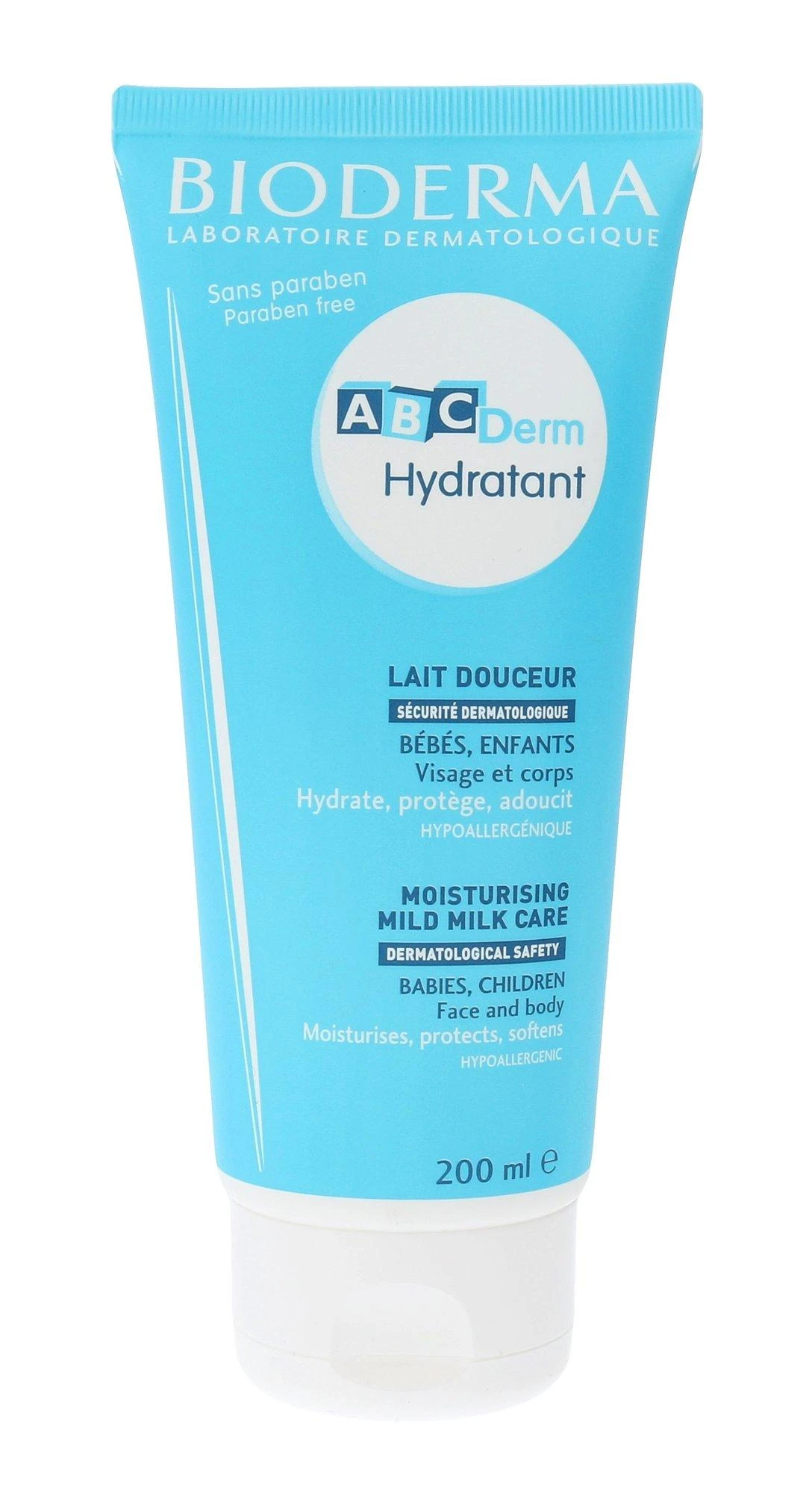 BIODERMA ABCDerm Hydratant Losjonas kūnui vaikams, 200 ml