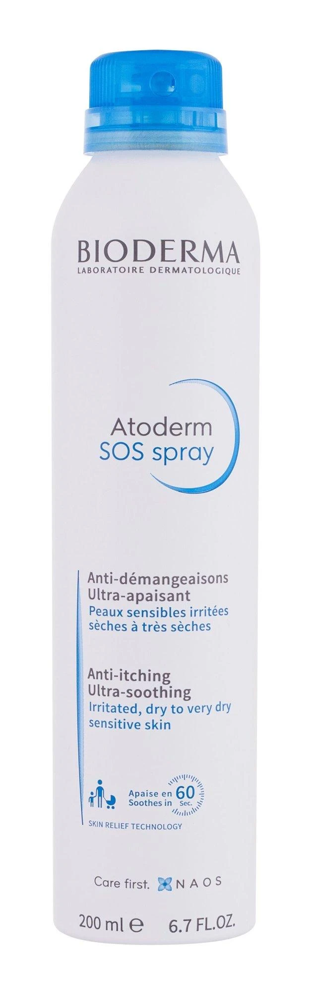 Bioderma Atoderm Sos greito veikimo priemonė nuo niežėjimo, 200ml
