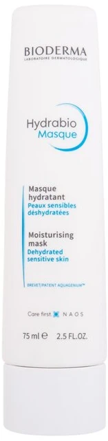 Bioderma Hydrabio Masque drėkinamoji ir maitinamoji kaukė jautriai, labai sausai odai, 75 ml