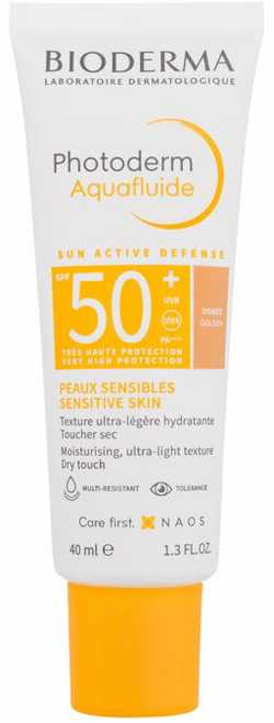Apsauga nuo saulės Bioderma Photoderm AquaFluide Golden Spf50+ 40ml