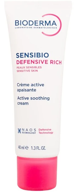 Veido kremas Bioderma Sensibio Defensive Rich, 40ml