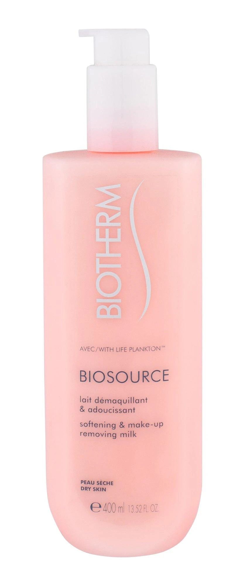 Biotherm Biosource valomasis pienas moterims, 400 ml