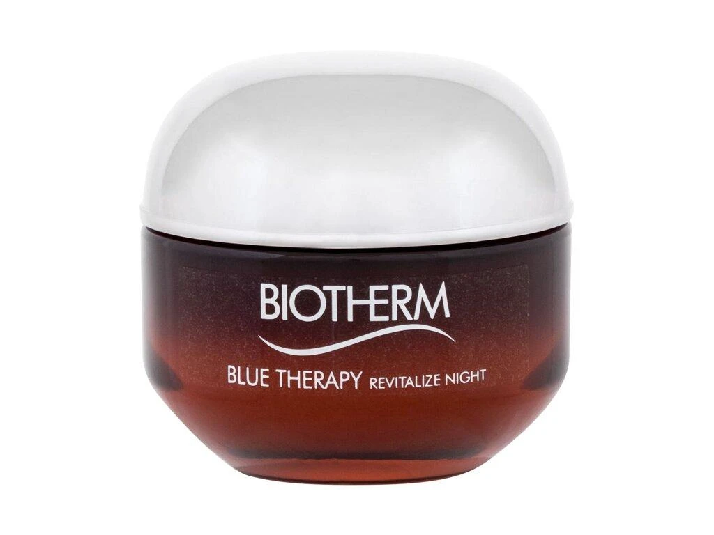 Biotherm Mėlyna Therapy Amber Algae Revitalize Night Skin Kreminis naktinis veido kremas, 50 ml
