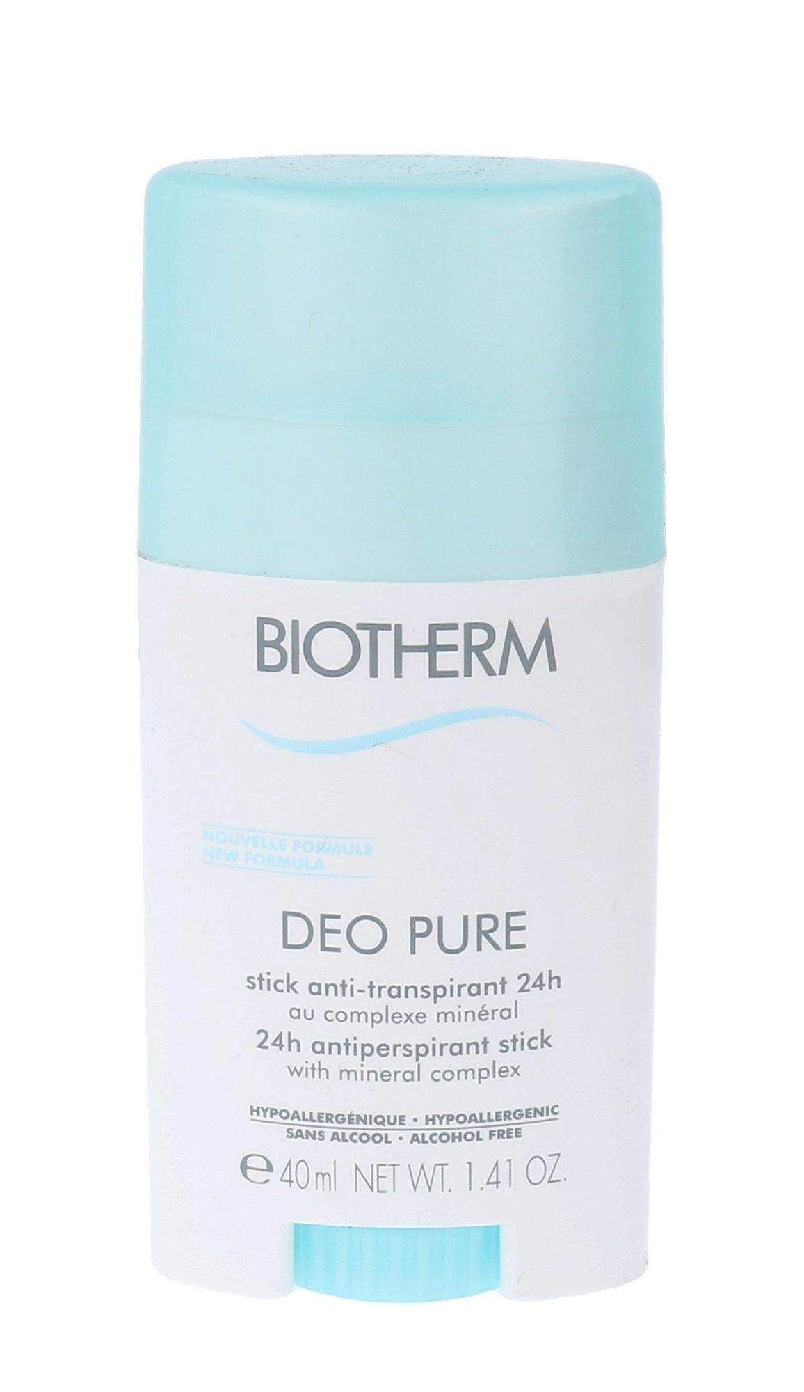 Biotherm Deo Pure Antiperspirant Stick 48H pieštukinis antiperspirantas, 40 ml