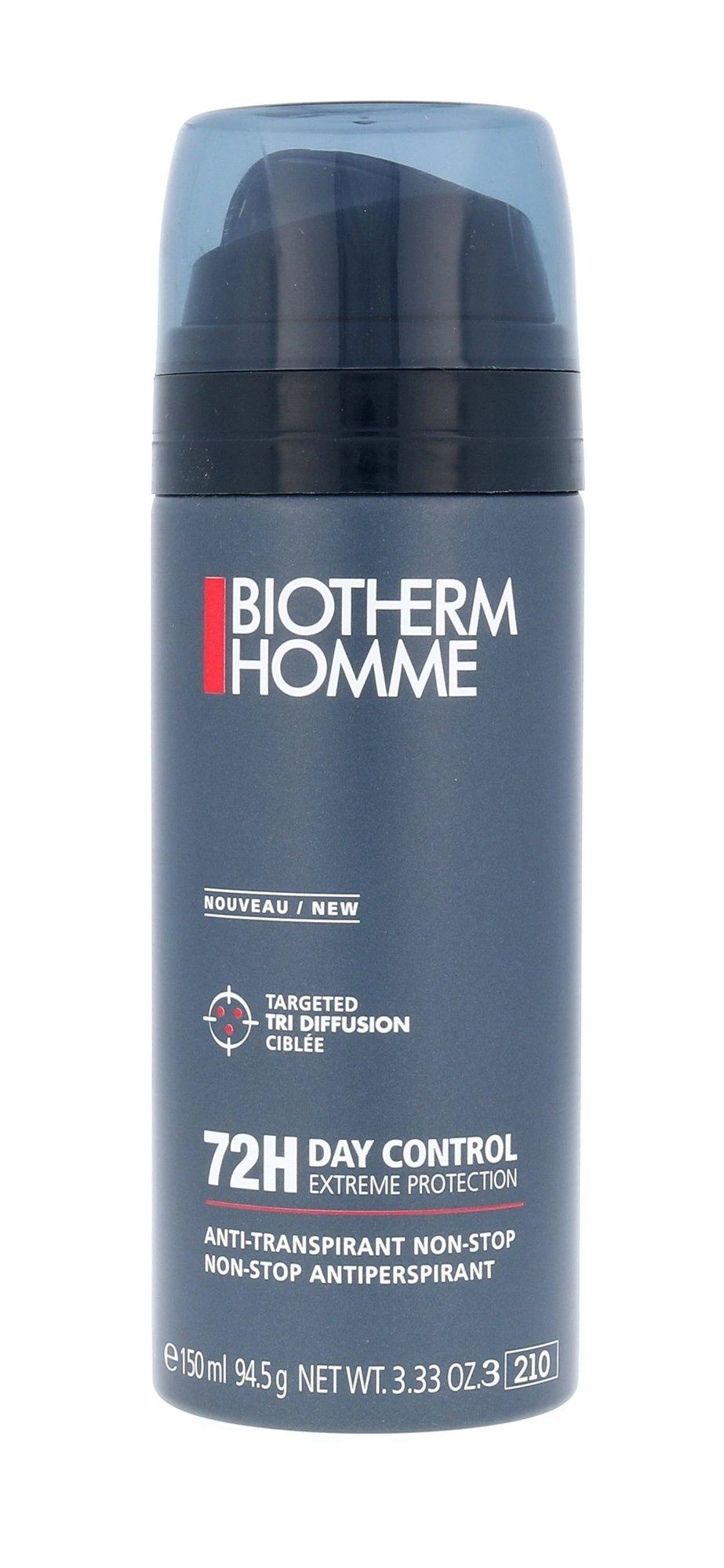 Biotherm Homme 72H Day Control Deo Purškiklis purškiamas antiperspirantas vyrams, 150 ml