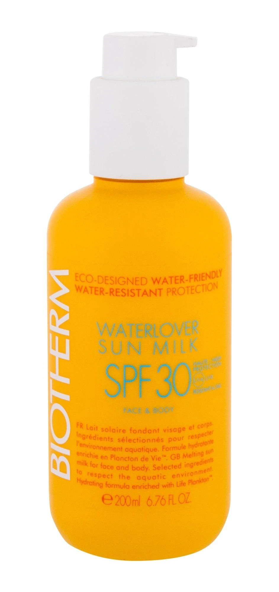 Biotherm Waterlover Sun Milk SPF 30 apsauginis losjonas nuo saulės, 200 ml