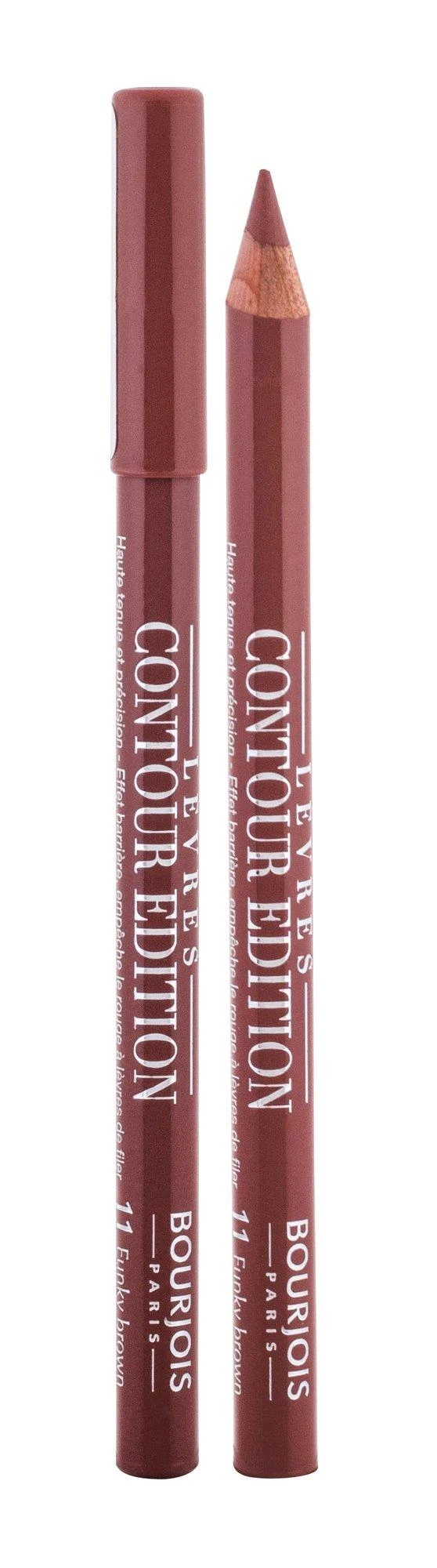 BOURJOIS Paris LÈVRES CONTOUR EDITION Lūpų Pieštukas Moterims 1,14 g,11 FUNKY BROWN