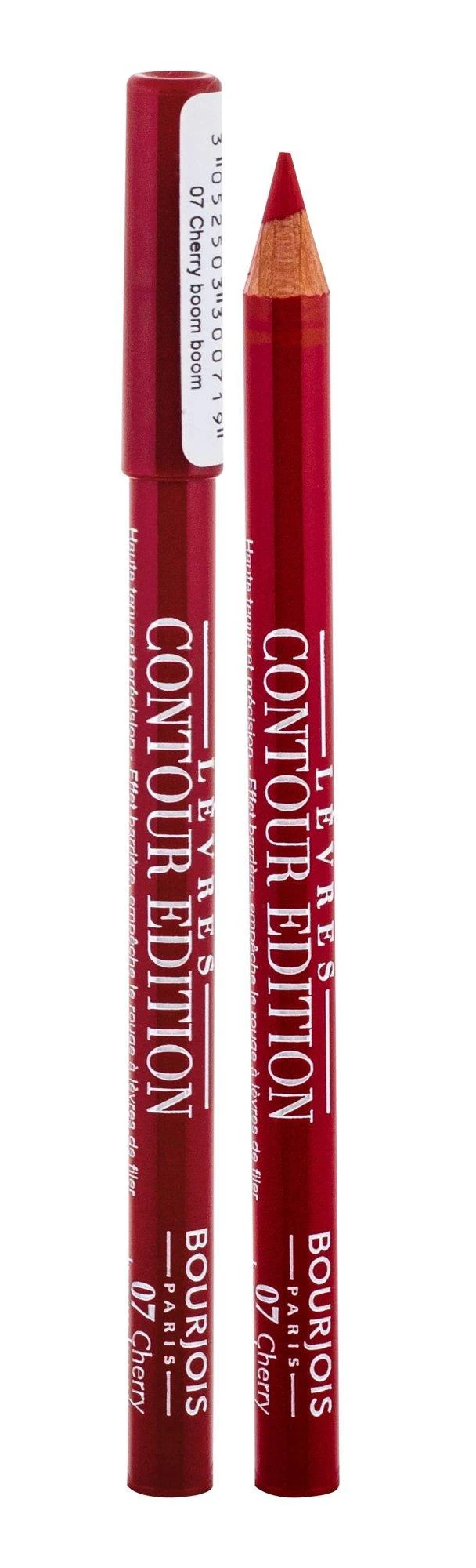 BOURJOIS Paris LÈVRES CONTOUR EDITION Lūpų Pieštukas Moterims 1,14 g, 07 CHERRY BOOM BOOM