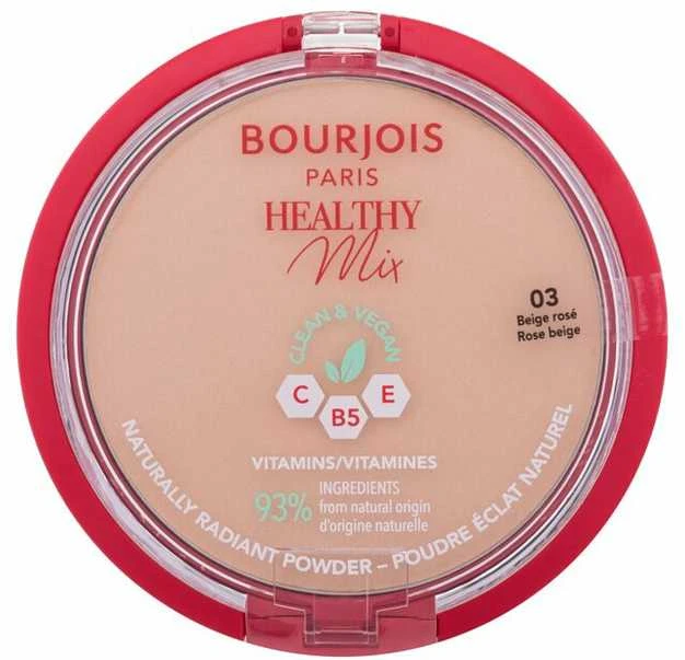 Bourjois Healthy Mix Poudre Naturel 03-Rose rusvai gelsvas kompaktinė pudra 10g