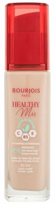 Makiažo pagrindas ,,Bourjois Healthy Mix Radiant Foundation", spalva: 50.5N Light Ivory, 30ml