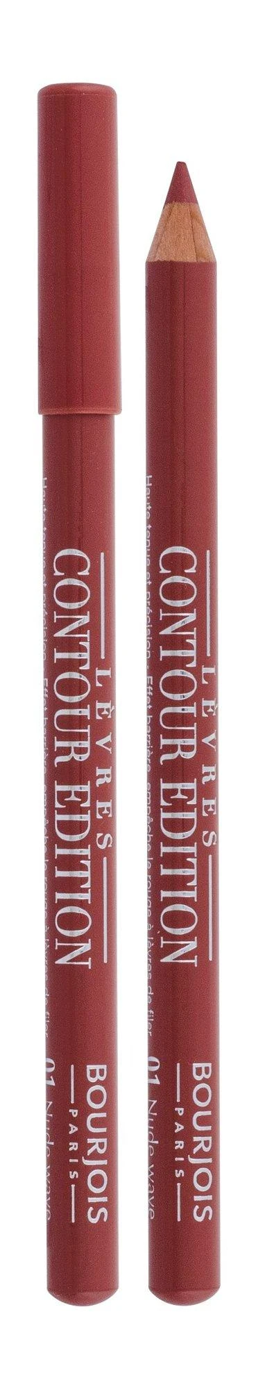 BOURJOIS Paris LÈVRES CONTOUR EDITION Lūpų Pieštukas Moterims 1,14 g, 01 NUDE WAVE
