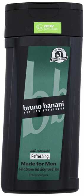 Bruno Banani Made For Men With Cedarwood Dušo želė vyrams, 250 ml