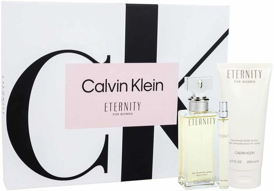 Calvin Klein Eternity for Women (Rinkinys Moterims) EDP 100ml + 200ml Kūno Losjonas +10ml EDP