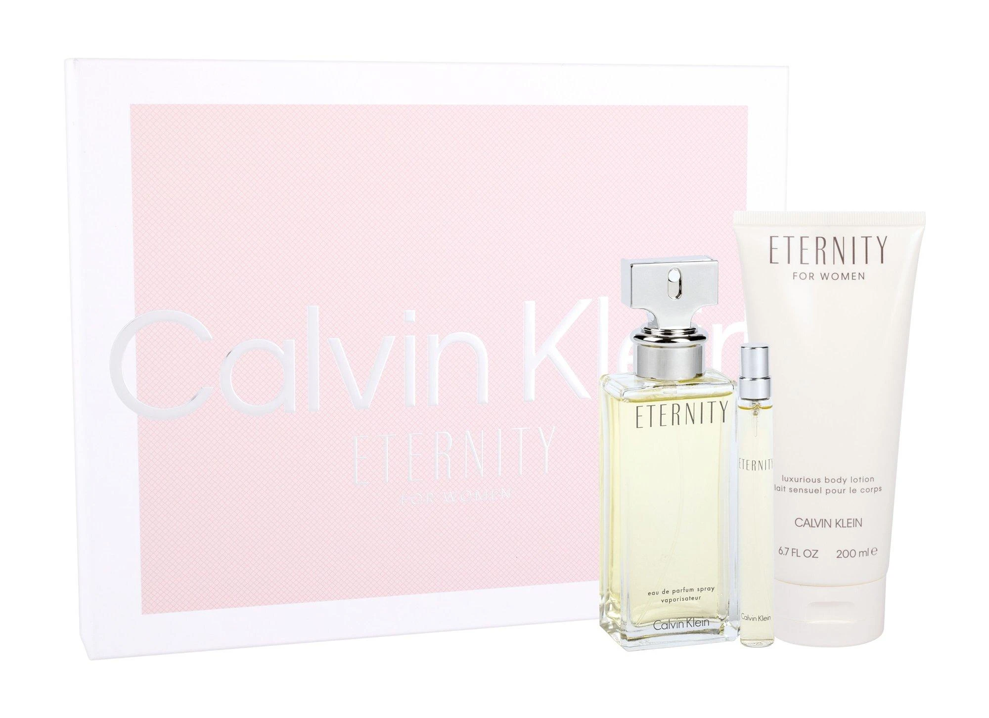Calvin Klein Eternity for Women (Rinkinys Moterims) EDP 100ml + 200ml Kūno Losjonas +10ml EDP
