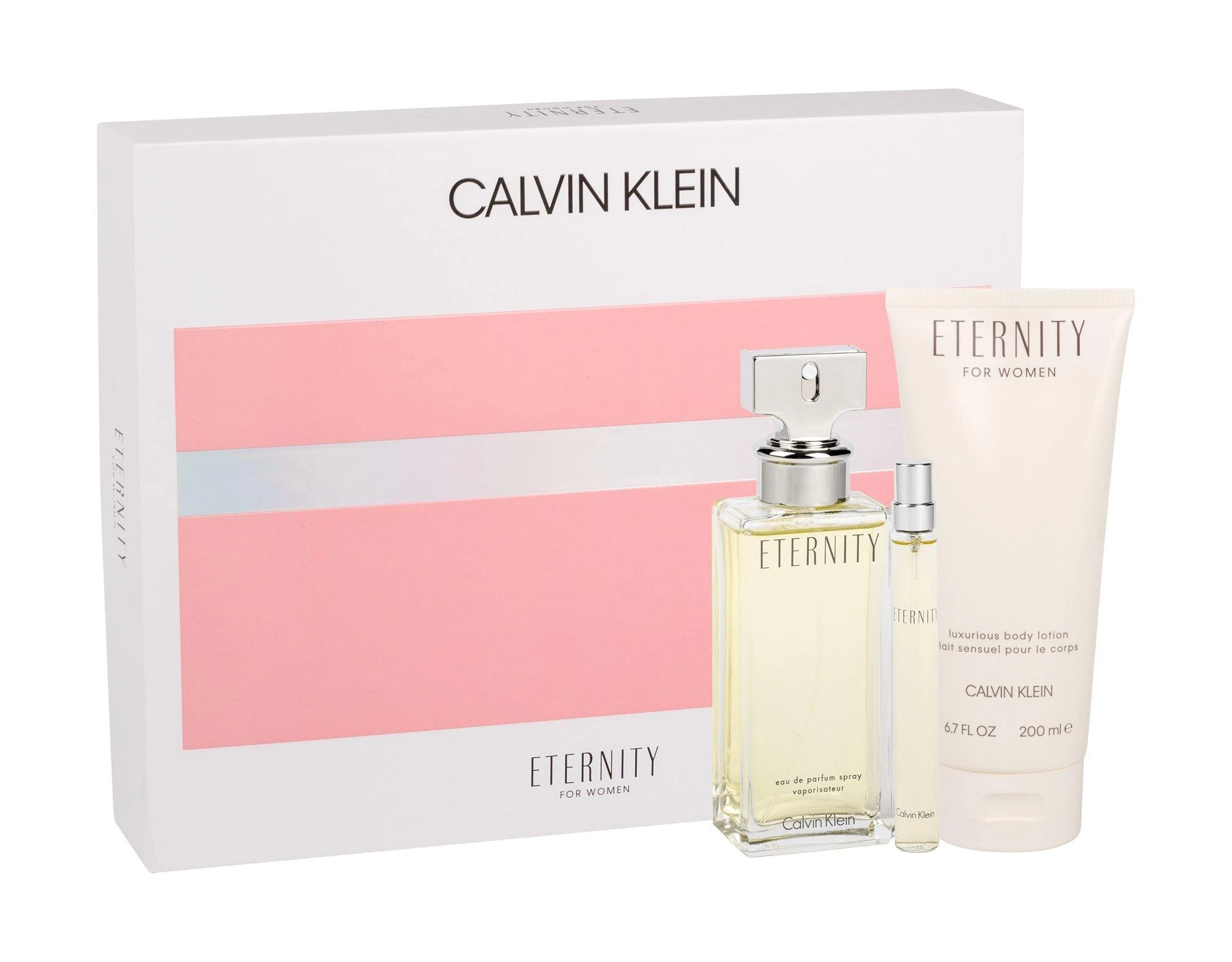 Calvin Klein Eternity for Women (Rinkinys Moterims) EDP 100ml + 200ml Kūno Losjonas +10ml EDP