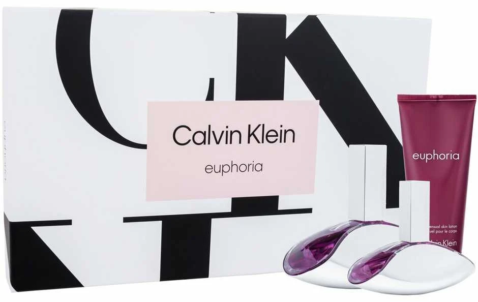 Rinkinys Calvin Klein Euphoria (EDP 100ml + EDP 30ml + kūno losjonas 100ml)