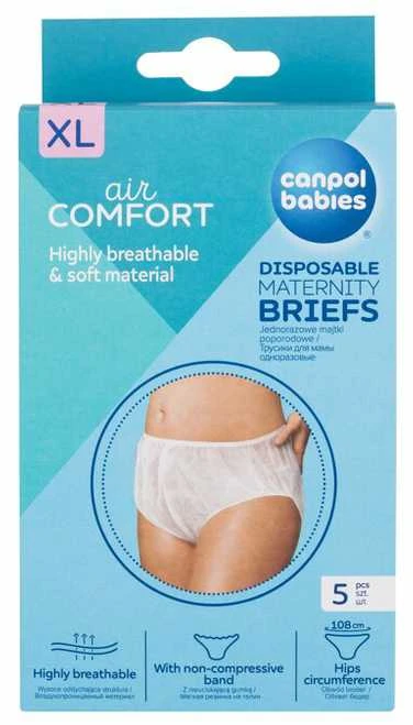 CANPOL BABIES kelnaitės vienkartinės po gimdymo XL dydis 9/600
