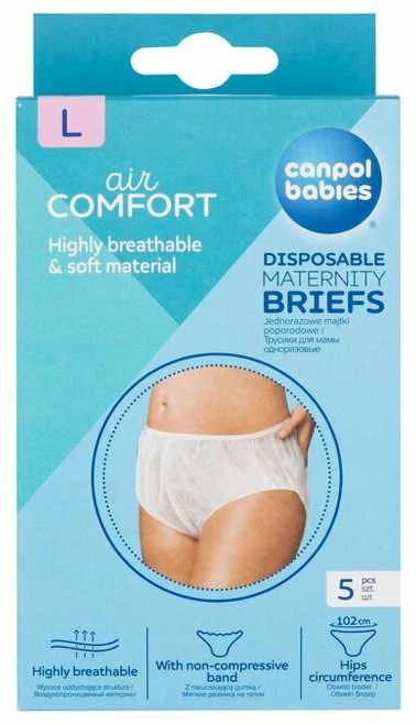 Canpolbabies CANPOL BABIES kelnaitės vienkartinės po gimdymo L dydis 9/599