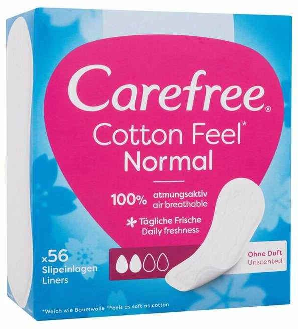 Carefree Carefree Cotton Uscented kelnaičių įklotai - bekvapiai 1vnt.-56vnt.