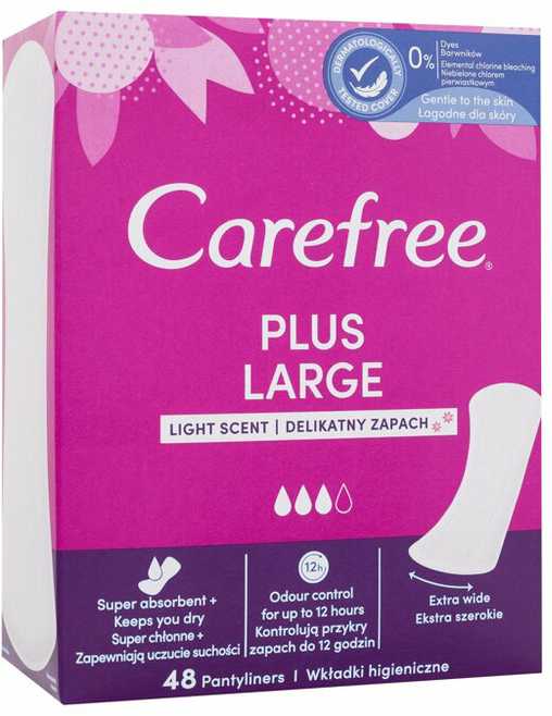Carefree Plus Large Light Scent higieniniai įklotai 48 vnt.