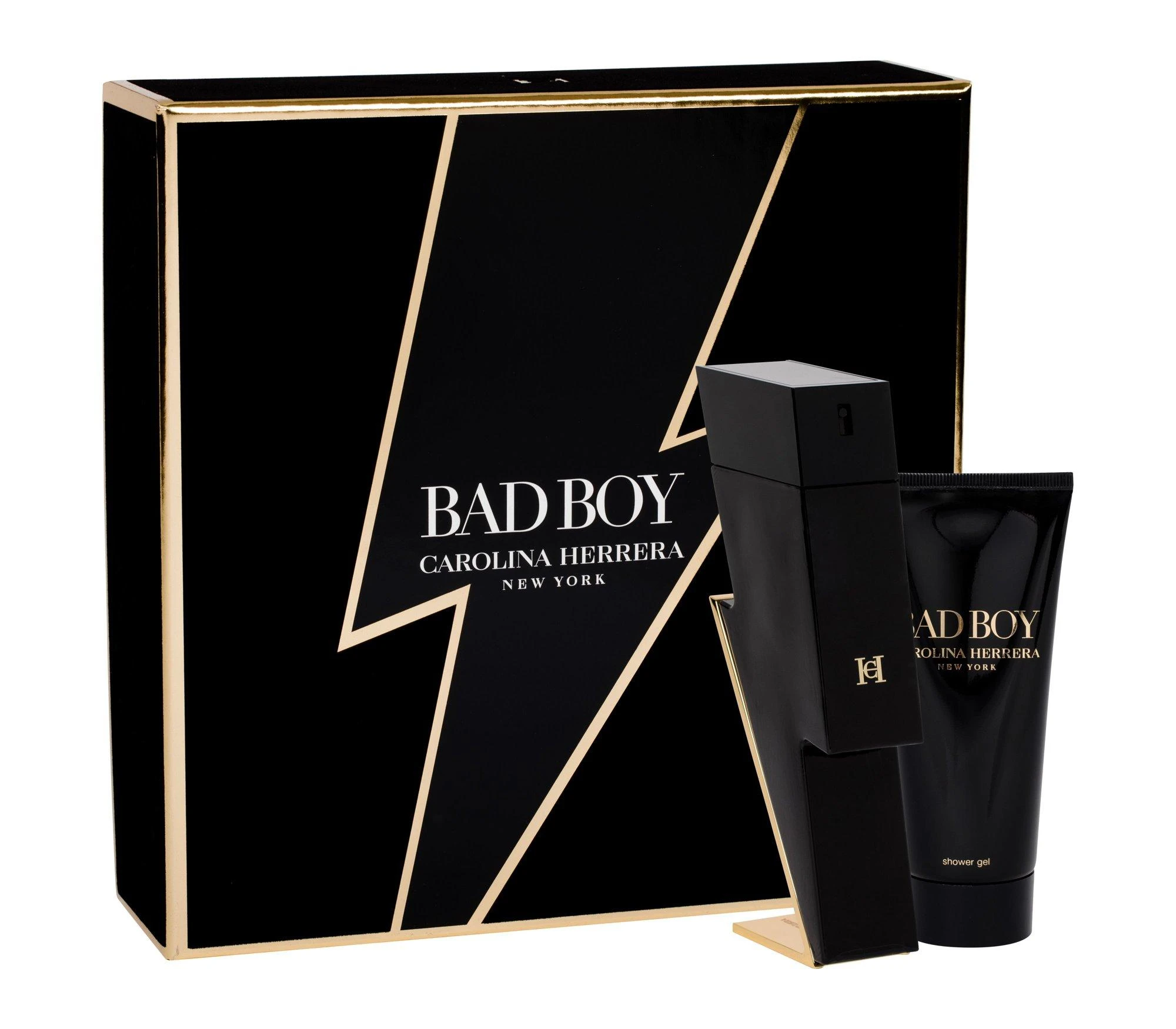 Carolina Herrera Bad Boy rinkinys vyrams (EDT, 100 ml + dušo želė, 100 ml)